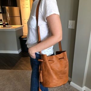 Free People Vegan Leather Bleeker Bucket Bag